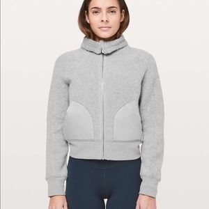 RARE Lululemon So Sherpa Bomber Jacket